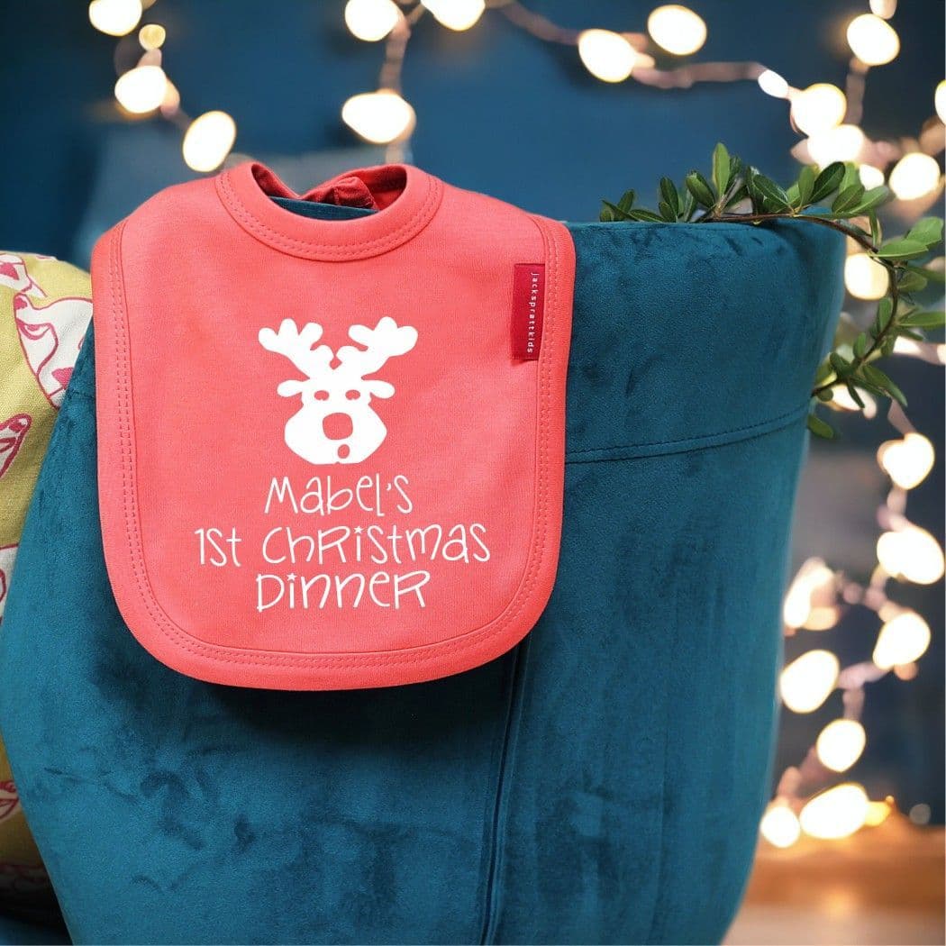 1st Christmas Dinner Bib - view 2