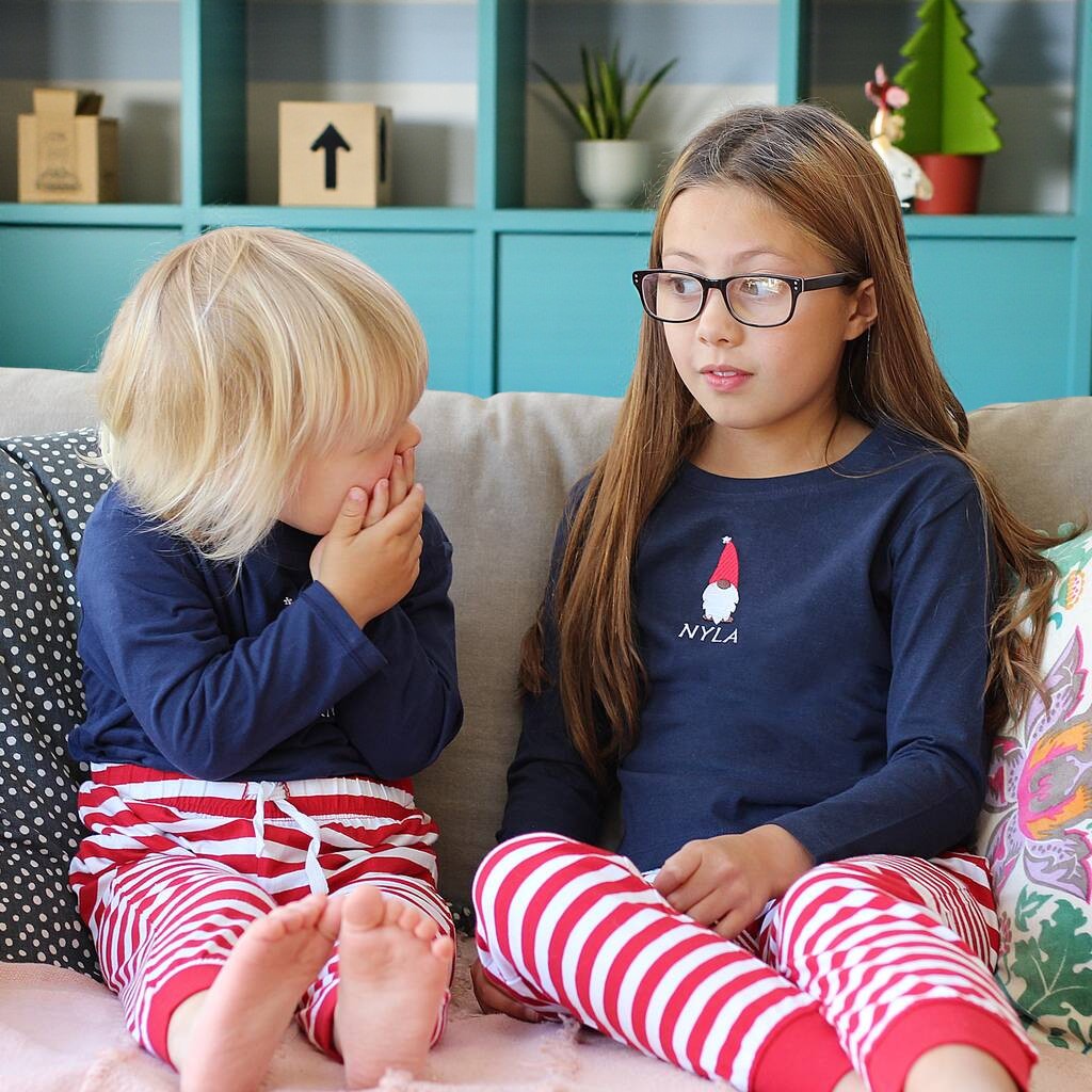 Personalised Gonk Family Christmas Pyjamas