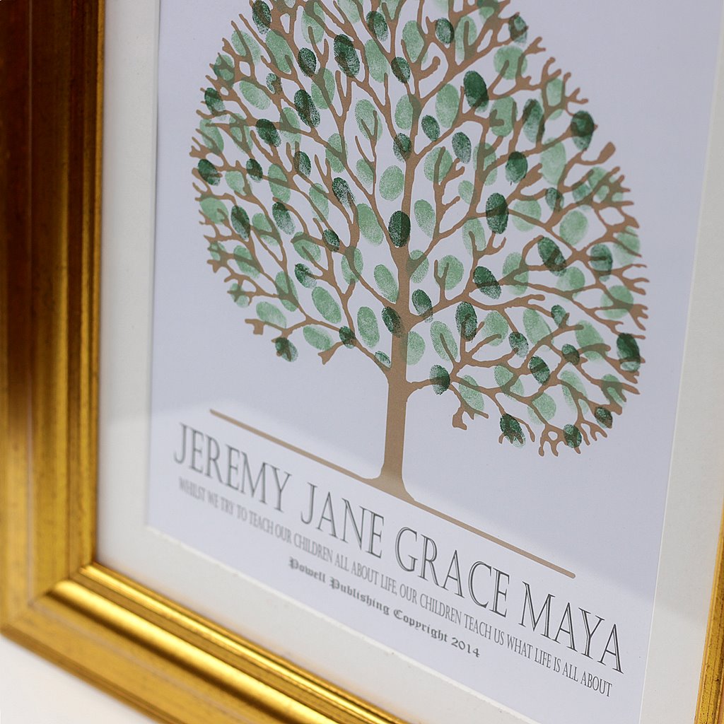 Personalised Fingerprint Family Tree