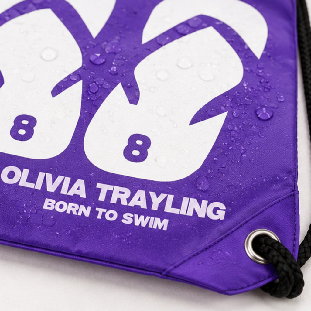 Personalised Flip Flop Children's Swimming Bag