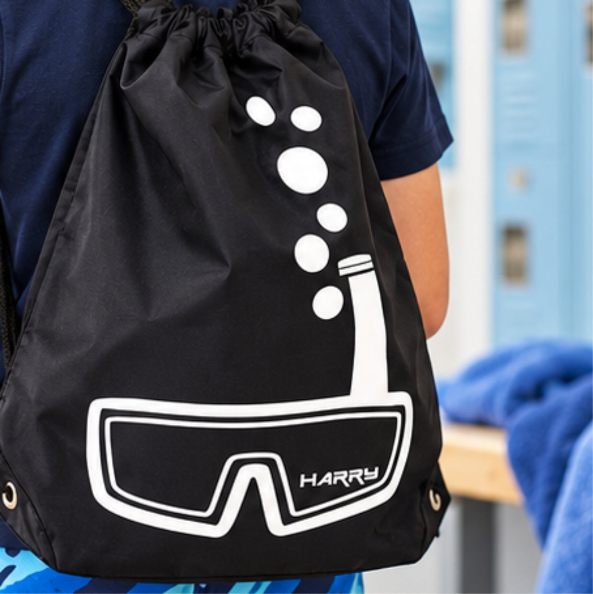 Personalised Goggles Children's Swimming Bag