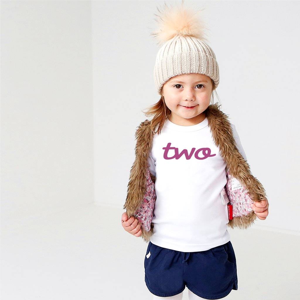 Kids Birthday Number T-Shirt