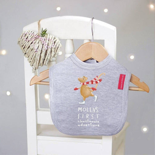 Baby's First Christmas Mouse Bib - view 2