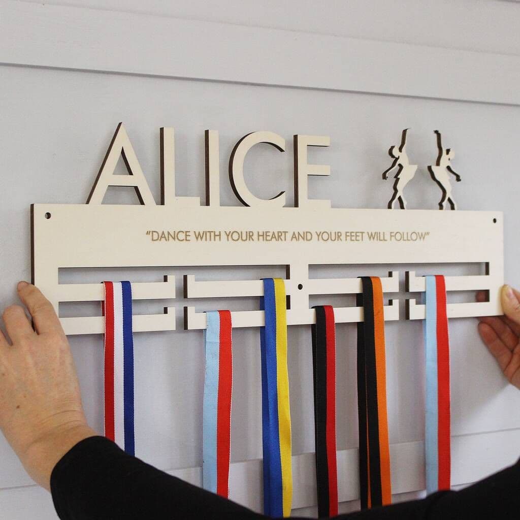 Ballet Personalised Medal Hanger