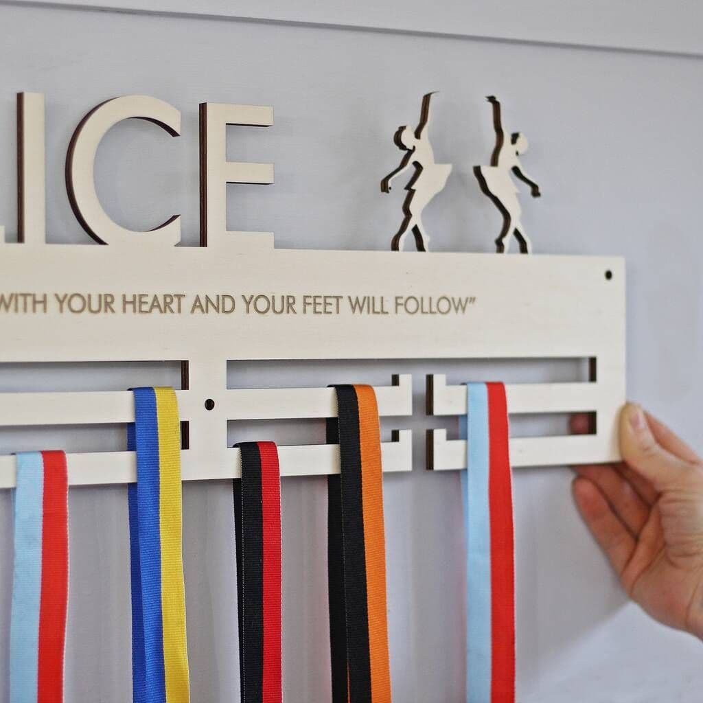 Ballet Personalised Medal Hanger - view 2