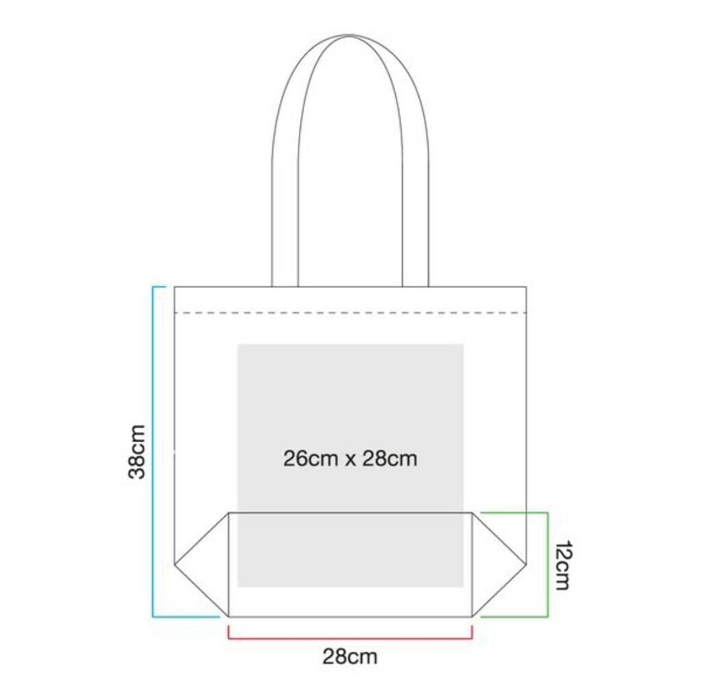 Big Initial Cotton Camden Shopper
