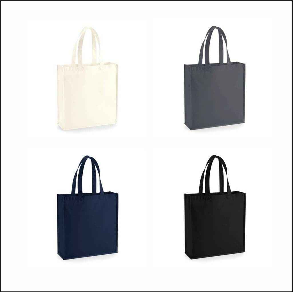 Big Initial Gallery Canvas Tote Bag - view 5