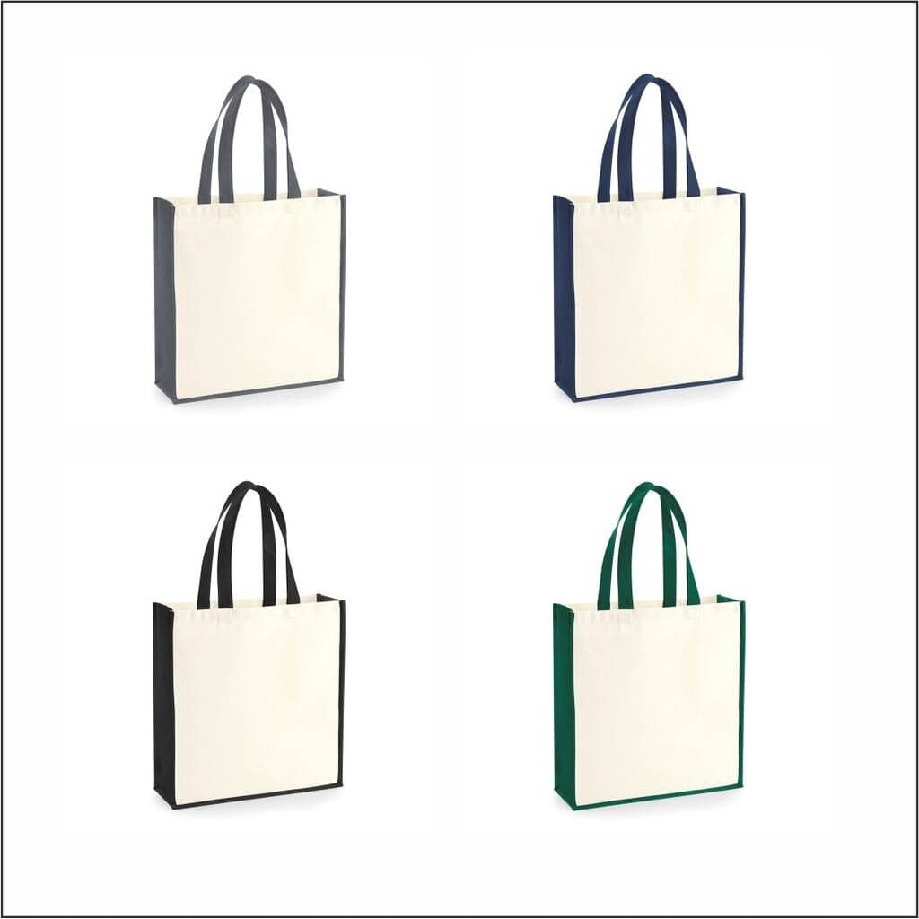 Big Initial Gallery Canvas Tote Bag - view 6