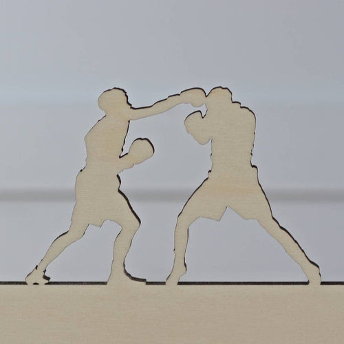 Boxing Personalised Medal Hanger - view 2