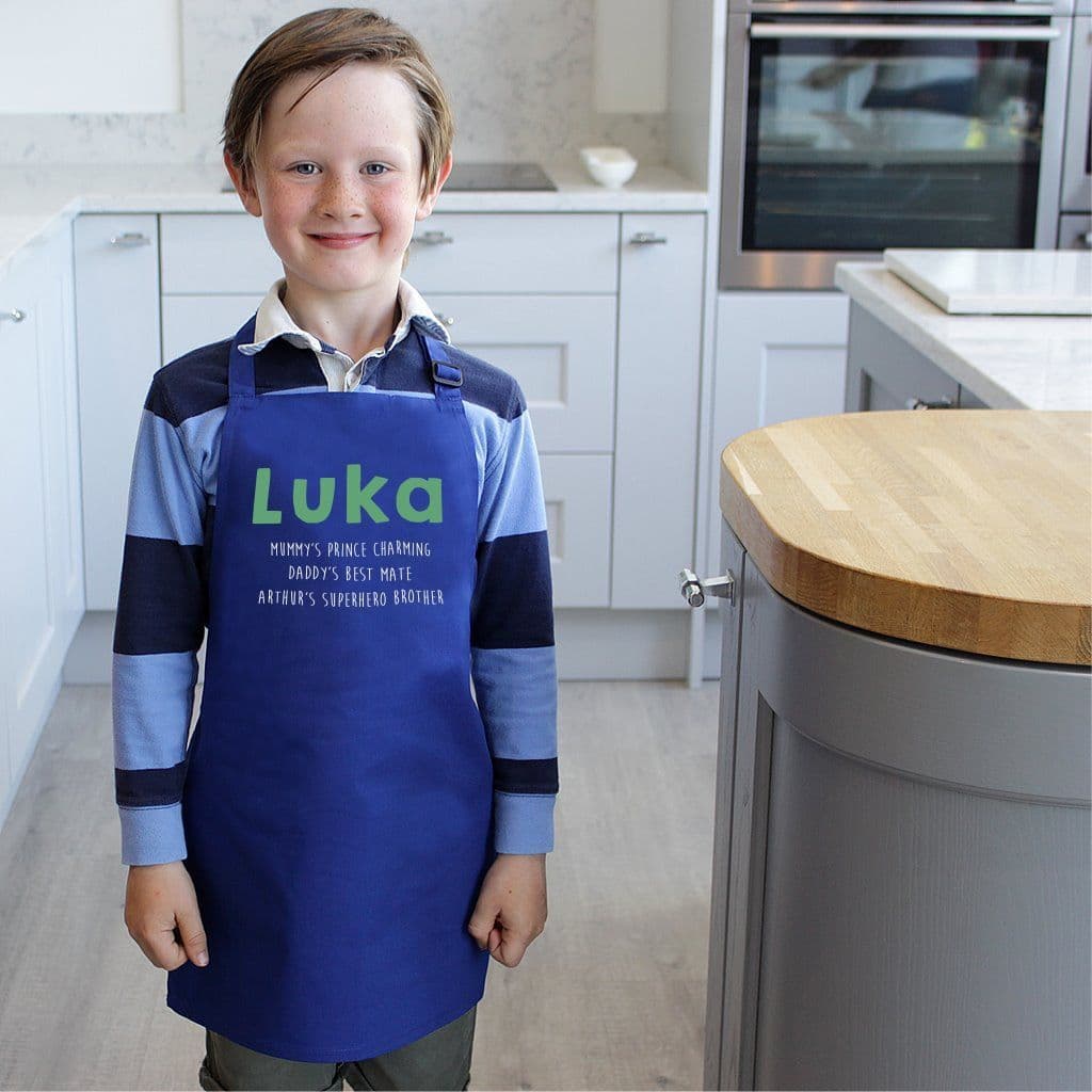Child's Personalised Name Cooking Apron - view 2