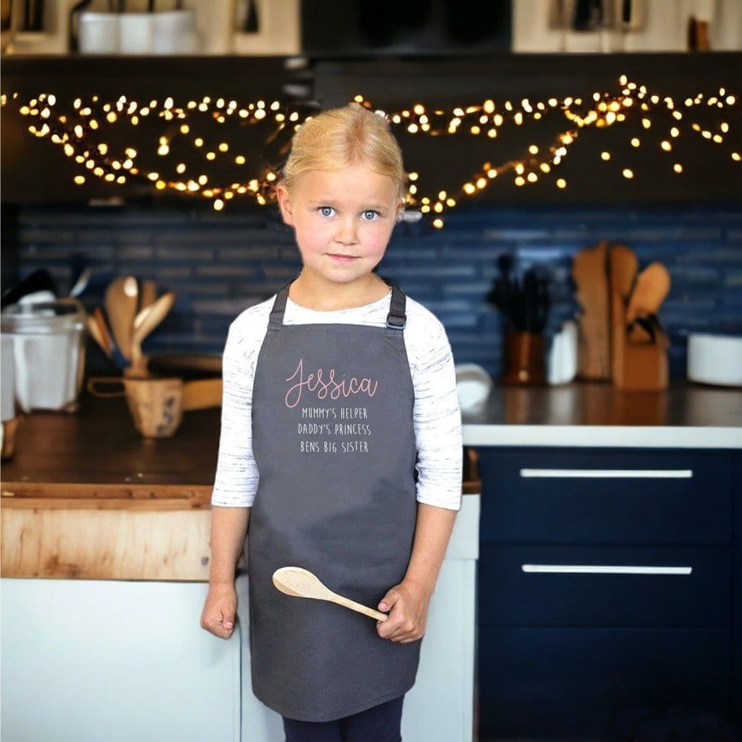 Child's Personalised Name Cooking Apron - view 3
