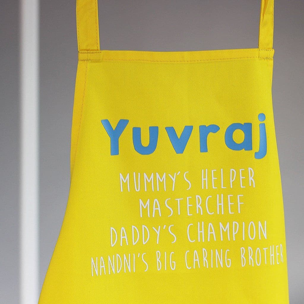 Child's Personalised Name Cooking Apron - view 6