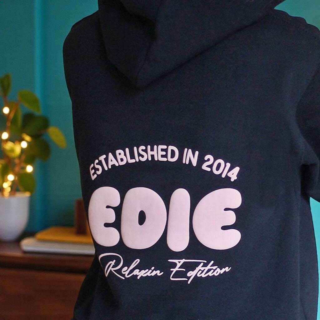 Children's Personalised 'Puff' Hoodie Comfort Edition â€” We print these children's hoodies using the latest 'Puff' vinyl in lots of colour options â€” a finish that's right on trend and offers the