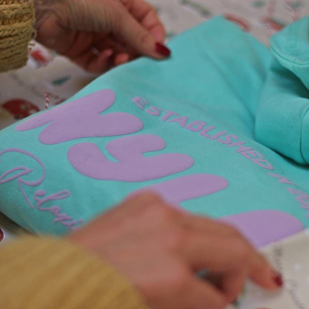 Children's Personalised 'Puff' Hoodie Comfort Edition â€” We print these children's hoodies using the latest 'Puff' vinyl in lots of colour options â€” a finish that's right on trend and offers the