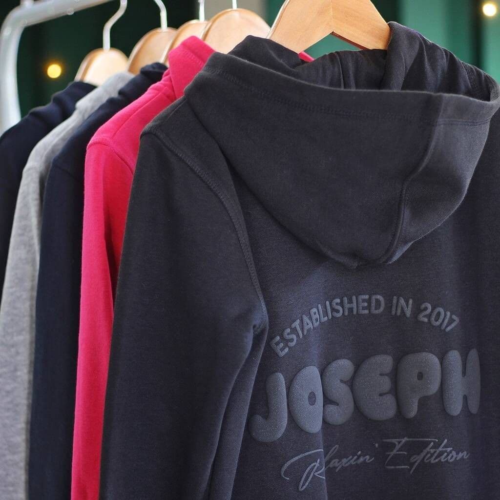 Children's Personalised 'Puff' Hoodie Comfort Edition â€” We print these children's hoodies using the latest 'Puff' vinyl in lots of colour options â€” a finish that's right on trend and offers the