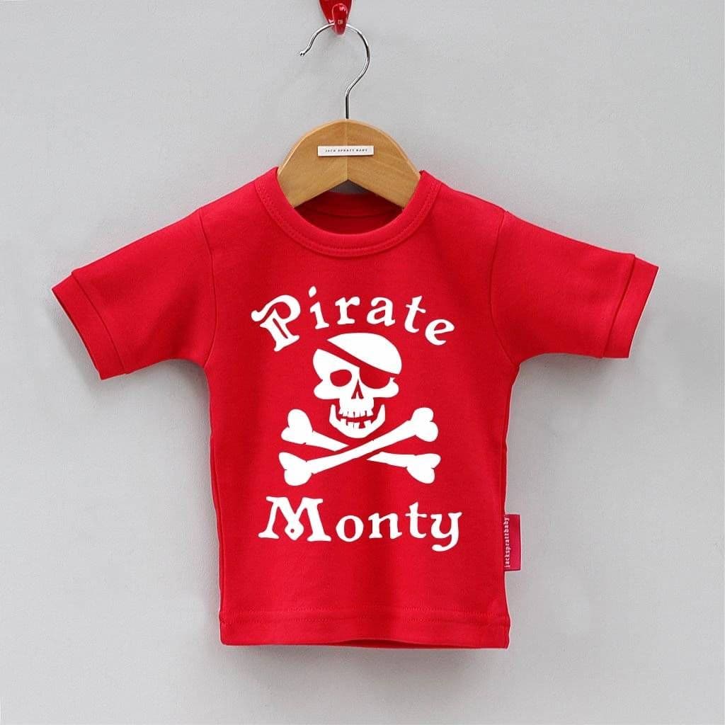 Children's Personalised Short Sleeved Pirate T Shirt - view 2