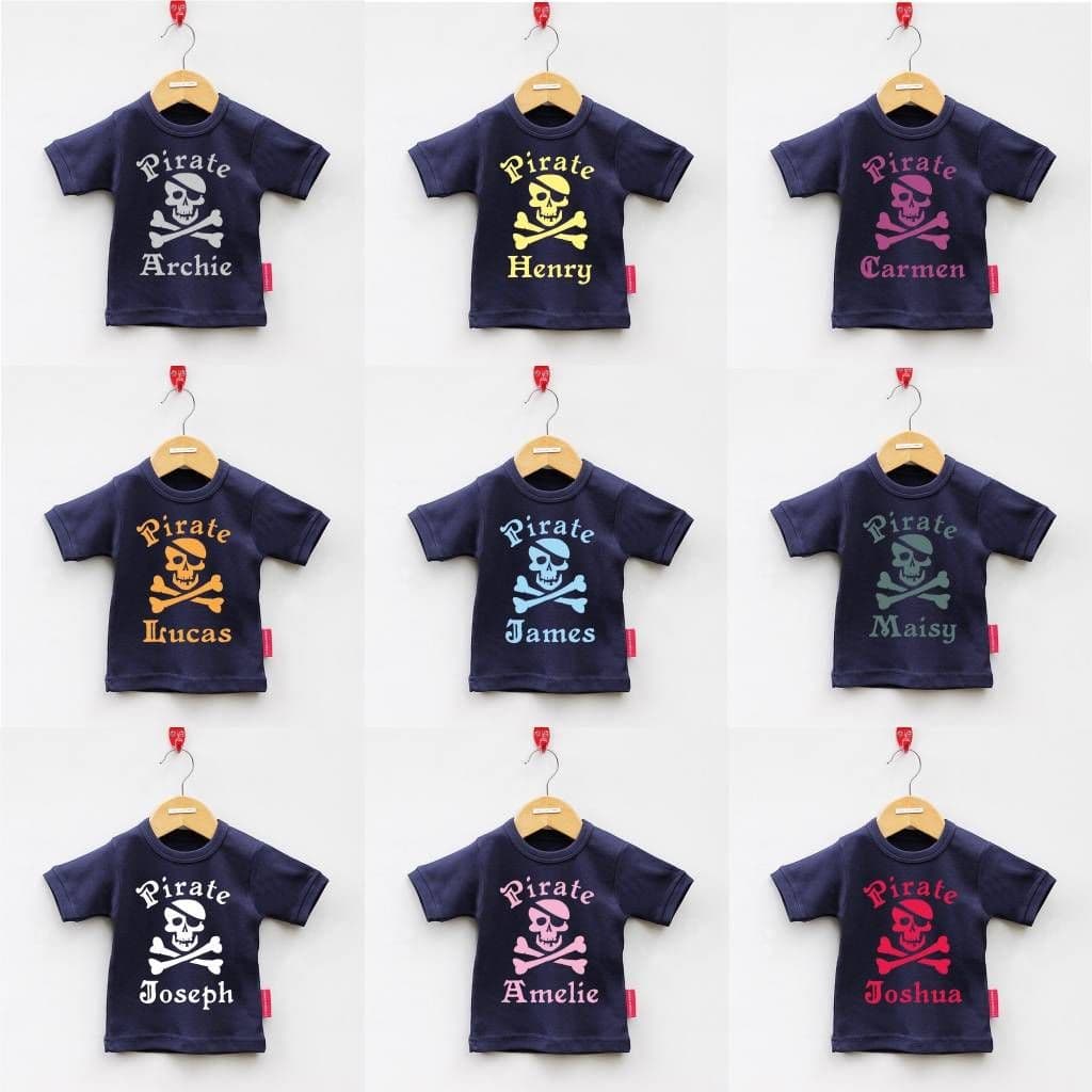 Children's Personalised Short Sleeved Pirate T Shirt - view 4