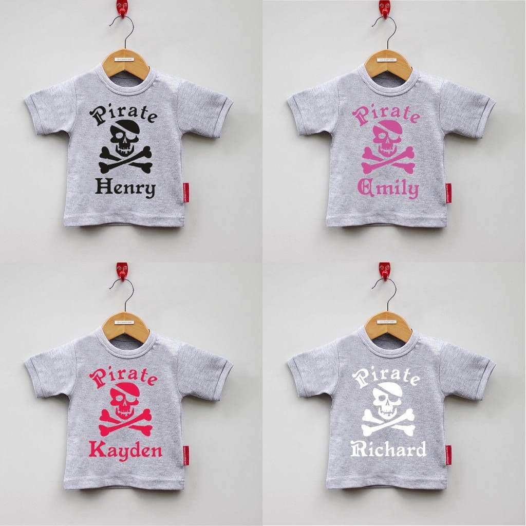 Children's Personalised Short Sleeved Pirate T Shirt - view 9