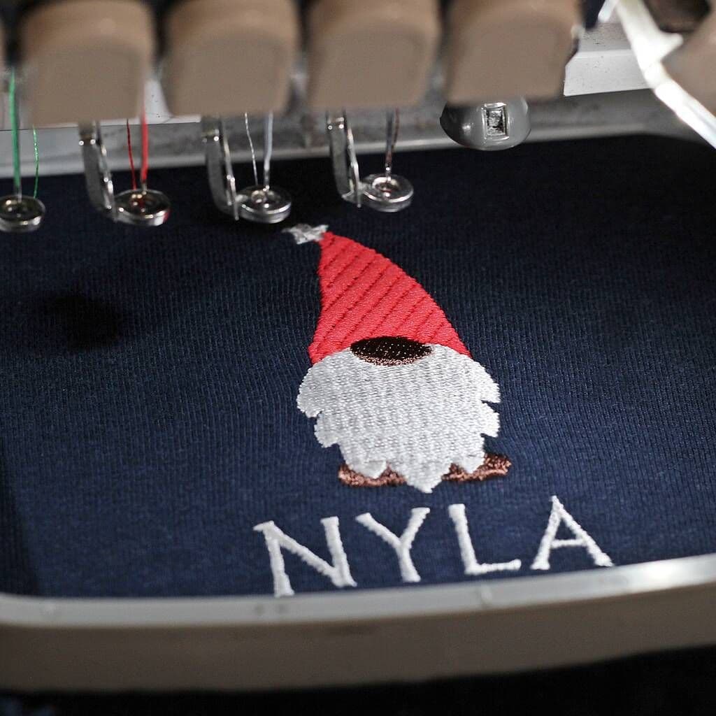 Christmas Embroidered Baby Vest
