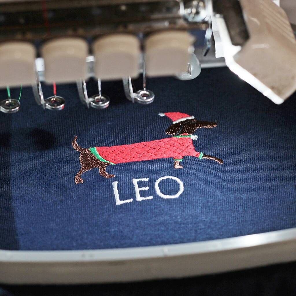 Christmas Embroidered Baby Vest