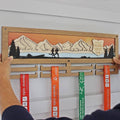 Couples Running 3D Medal Hanger