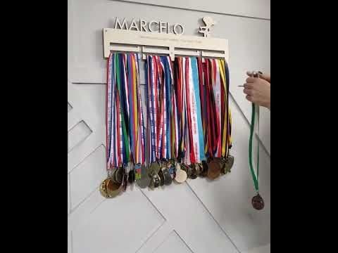 Cricketers Personalised Medal Hanger - view 6