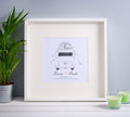 Custom Campervan Wedding Print