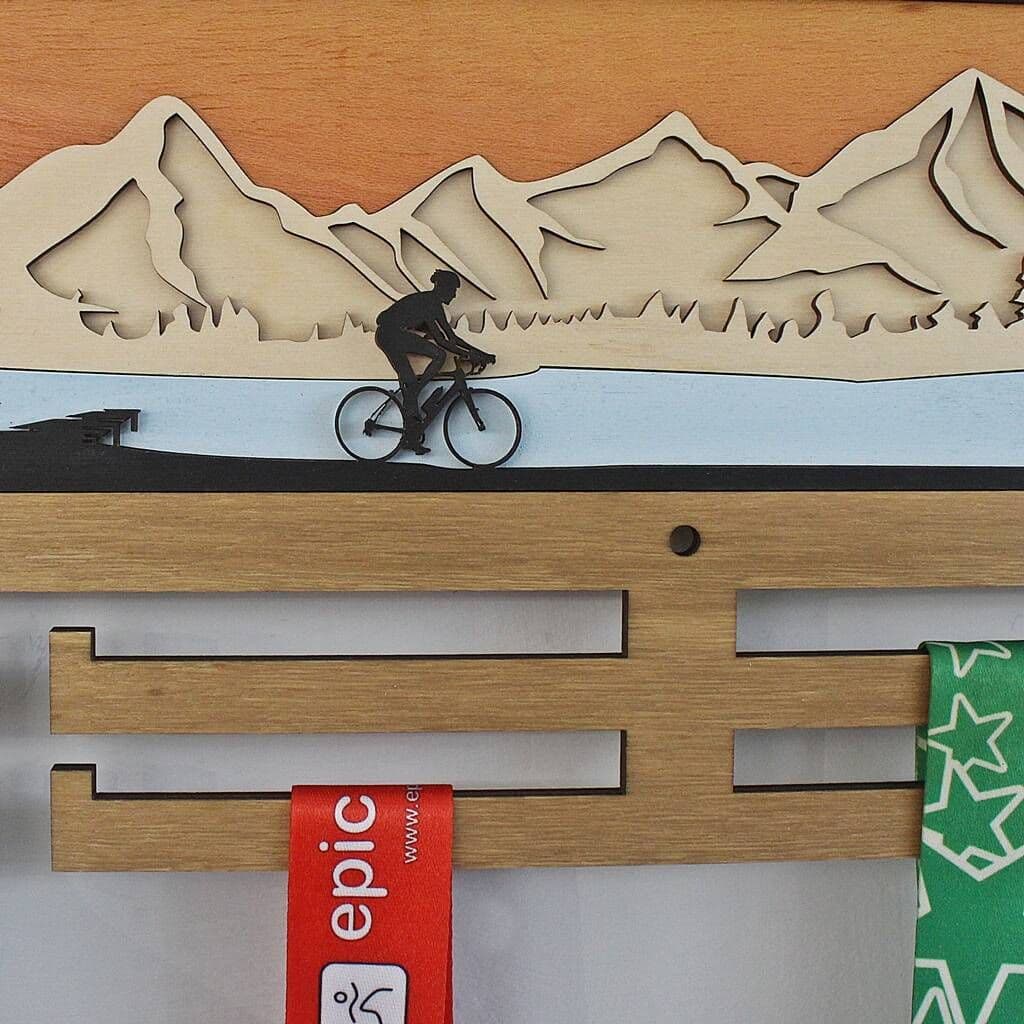 Cycling 3D Medal Hanger - view 4