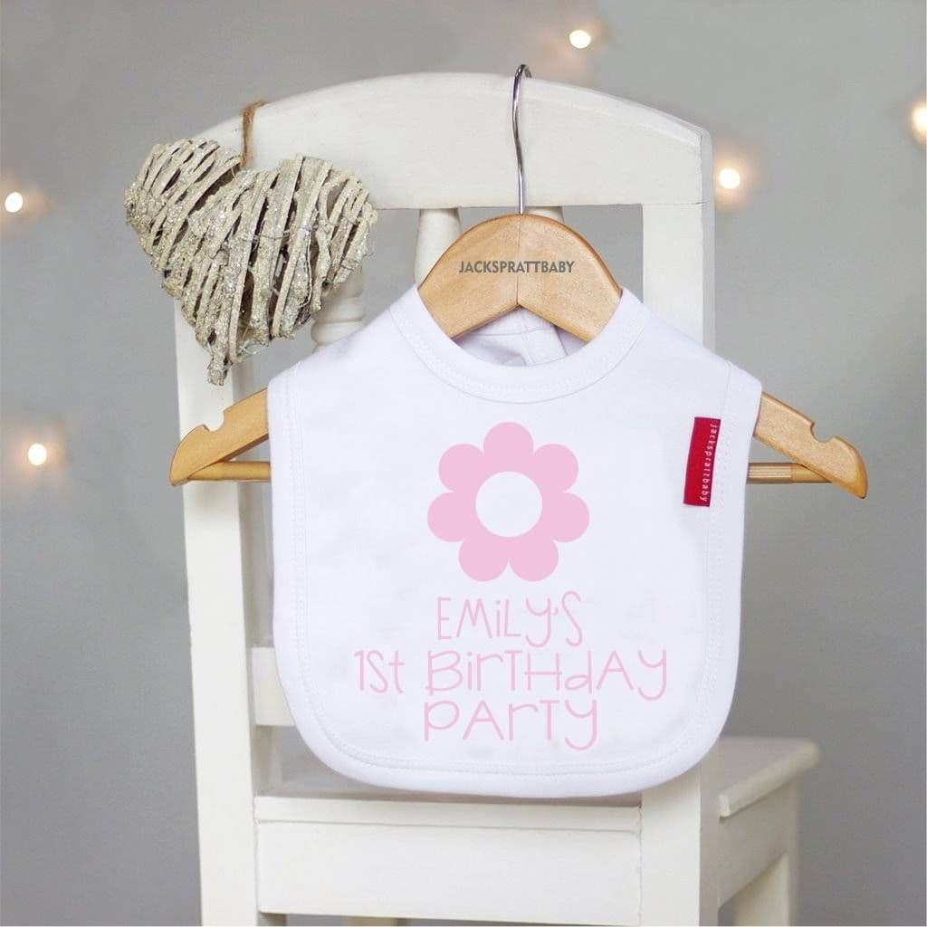 First Birthday Personalised Baby Bib - view 5