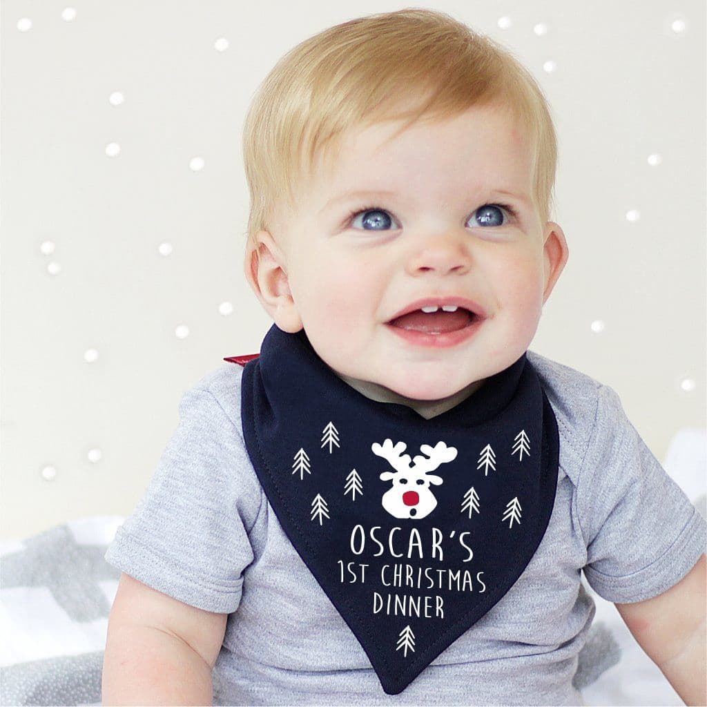 First Christmas Bandana Bib - view 2