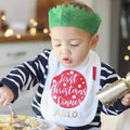 First Christmas Dinner Bib