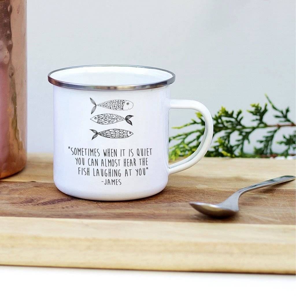 Fishermans Enamel Mug - view 4