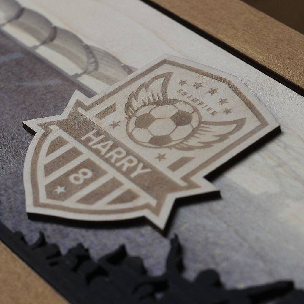 Football 3D Medal Hanger