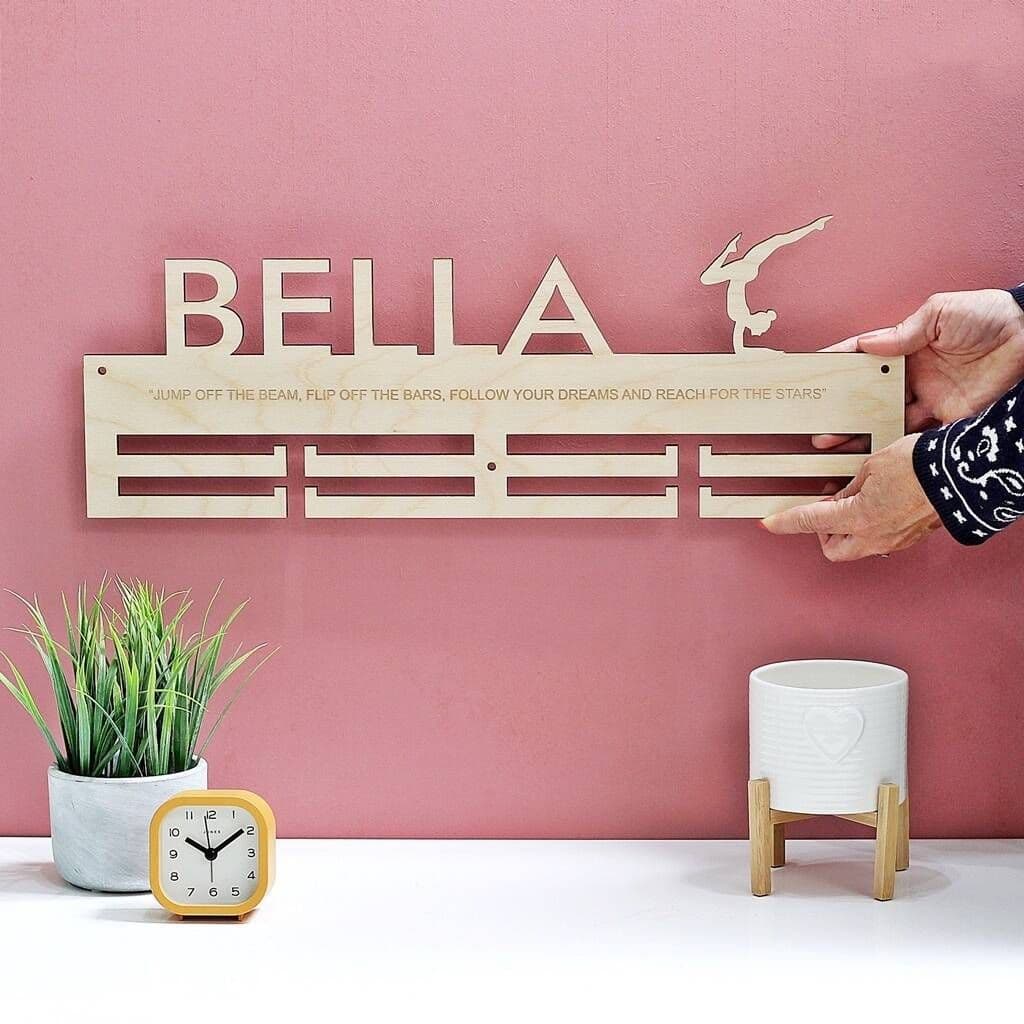 Football Personalised Medal Hanger - view 5