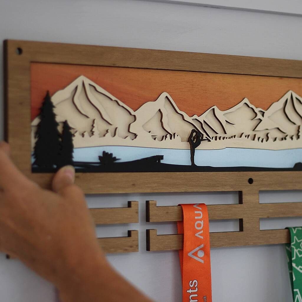 Gymnast 3D Medal Hanger - view 2