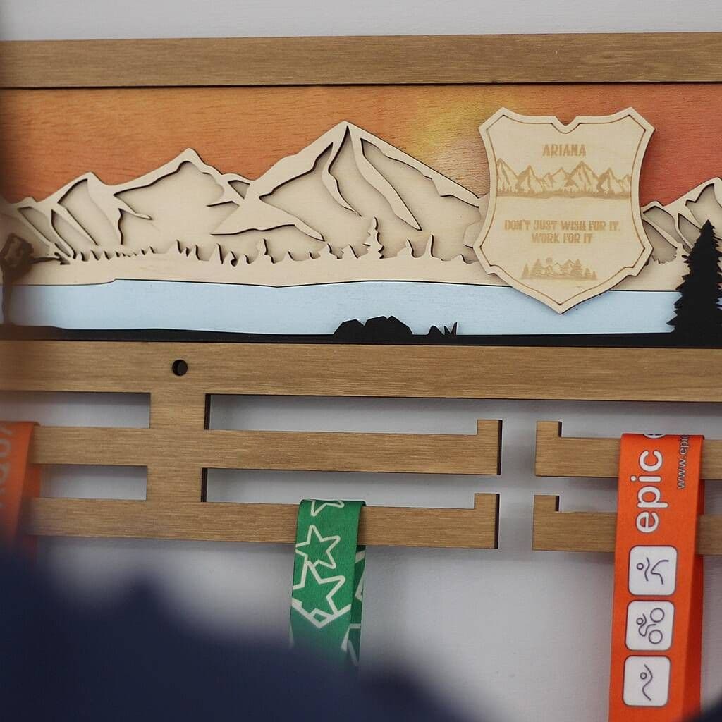 Gymnast 3D Medal Hanger - view 4