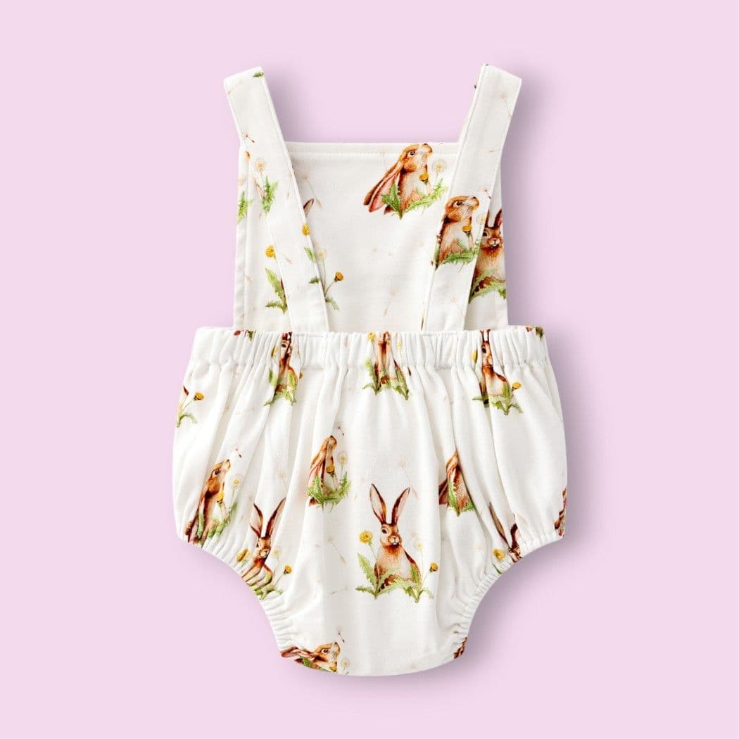 Hare and Dandelion Baby Dungaree Romper - view 2