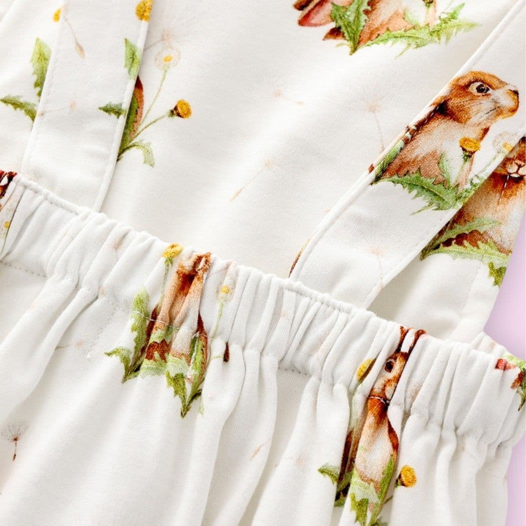 Hare and Dandelion Baby Dungaree Romper - view 3