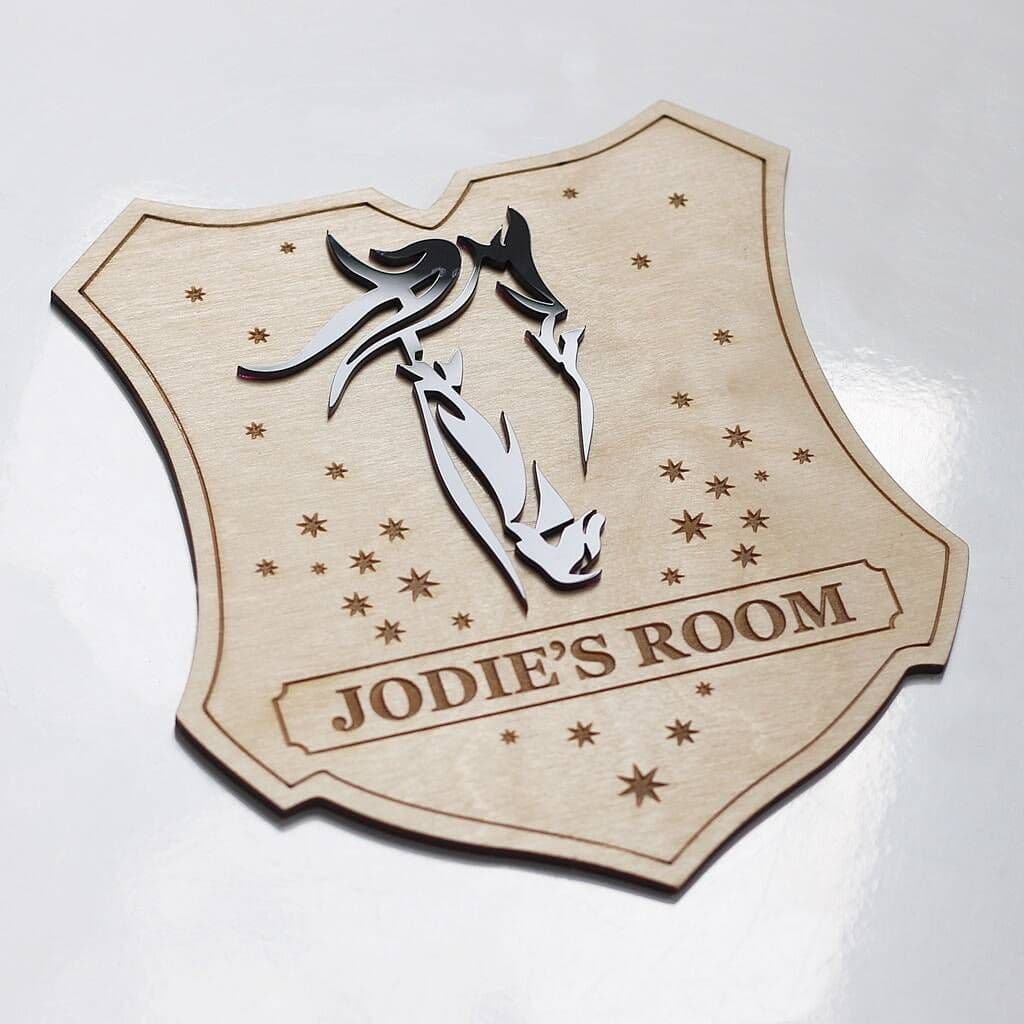 Horse Bedroom Door Sign - view 4