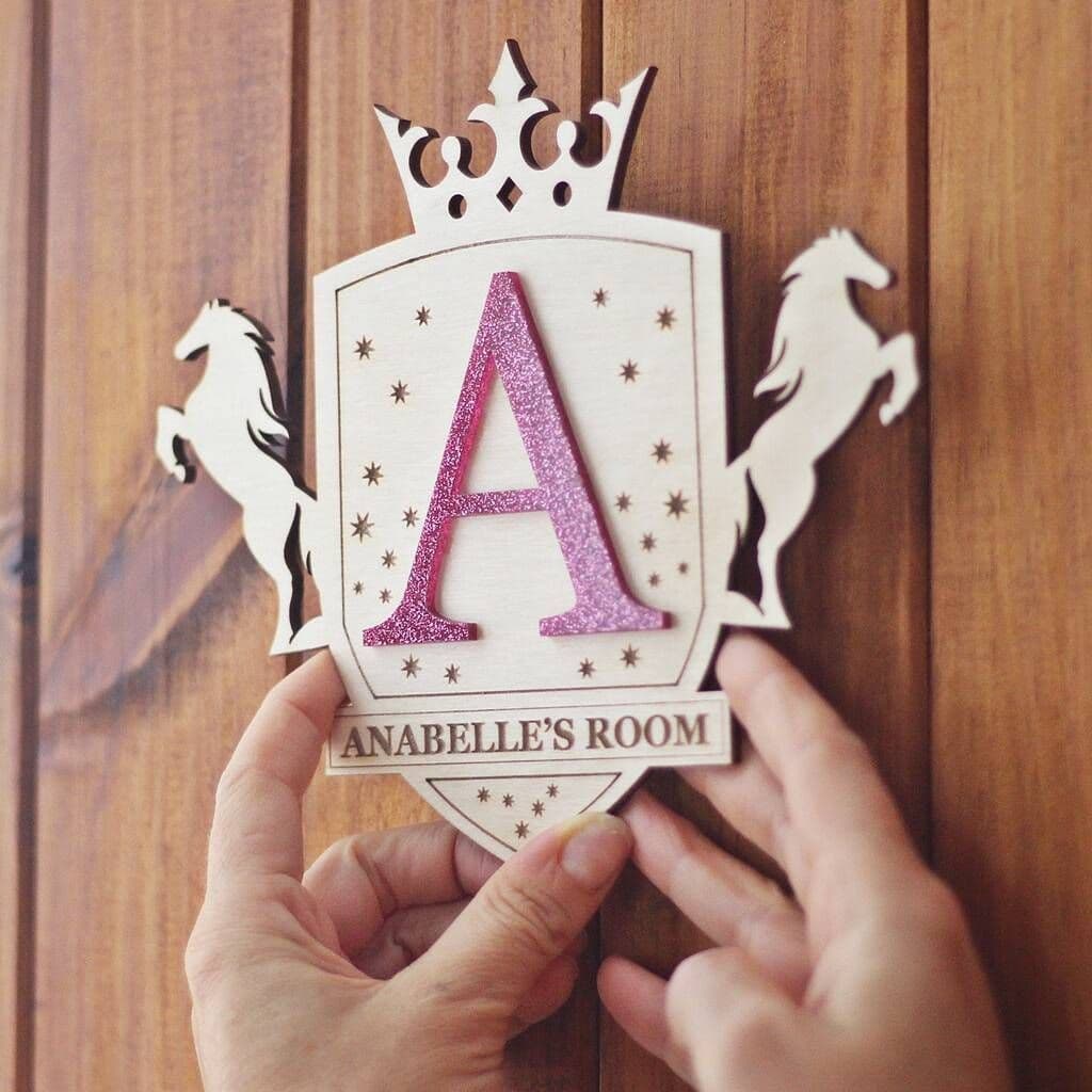 Horsey Bedroom Door Sign - view 4