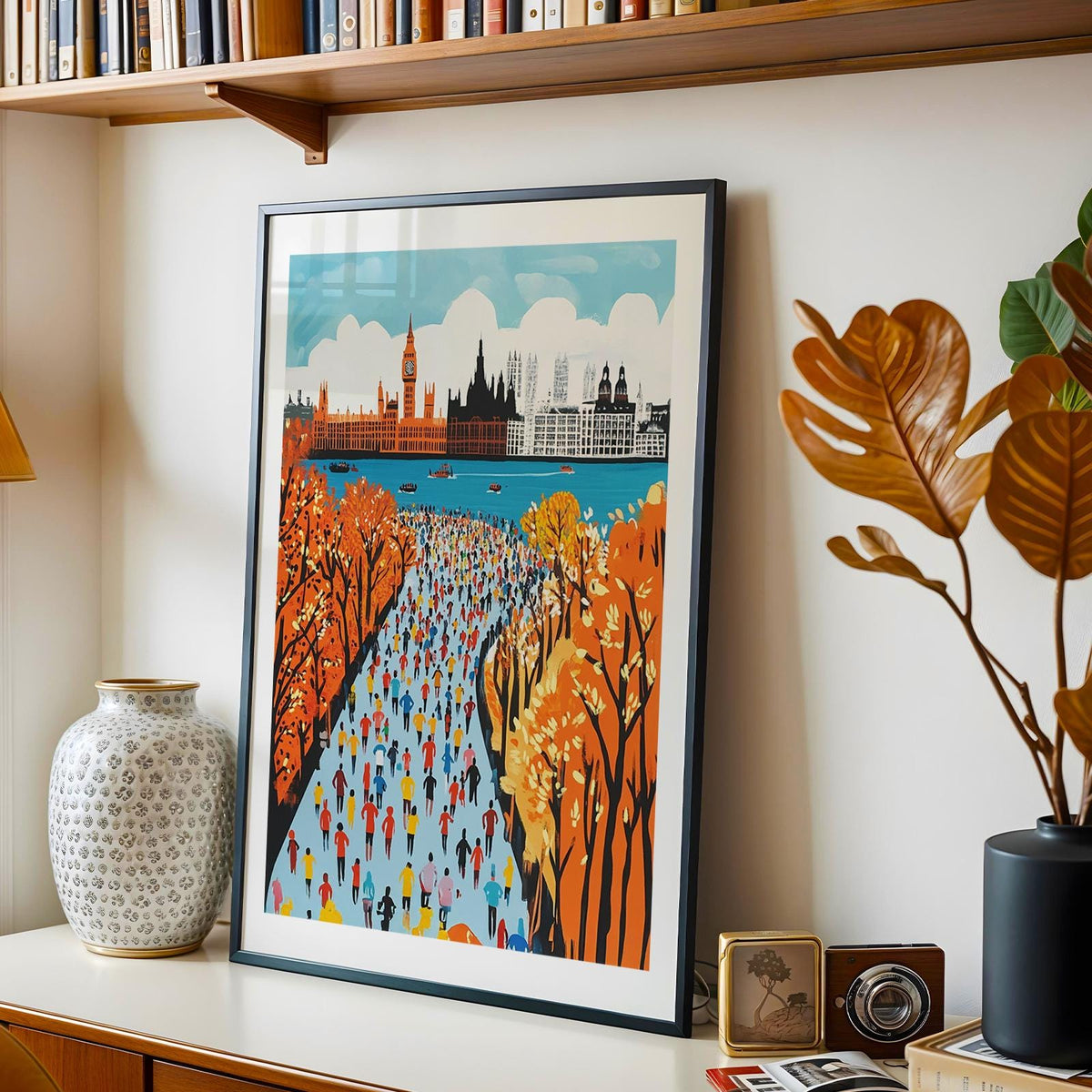 London Marathon Art Print