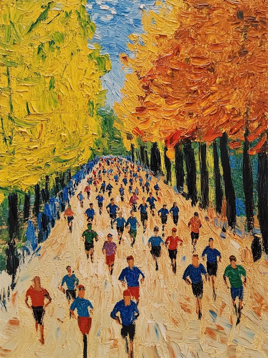 Running Art Print – Motivational Runner