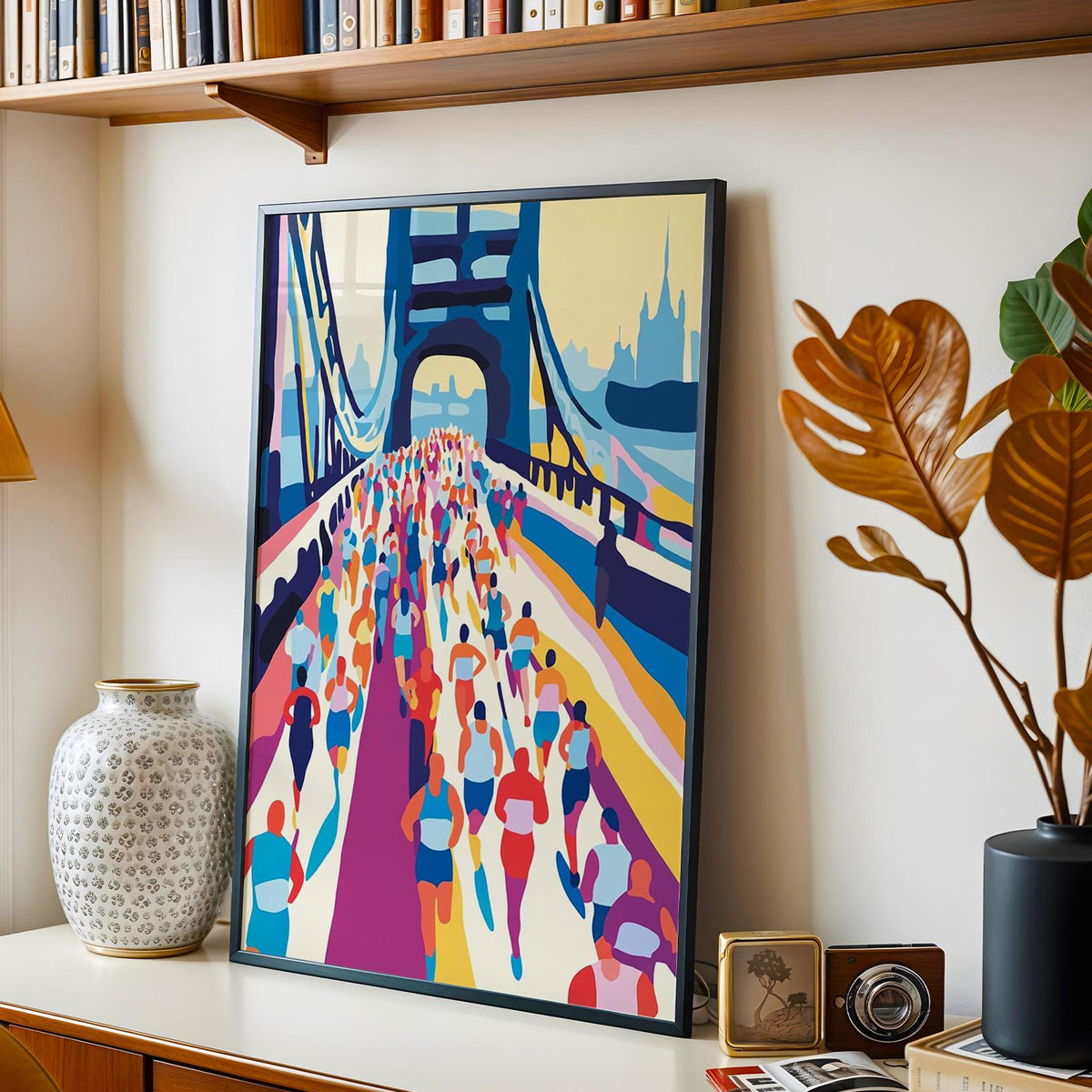 Tower Bridge Marathon Art Print