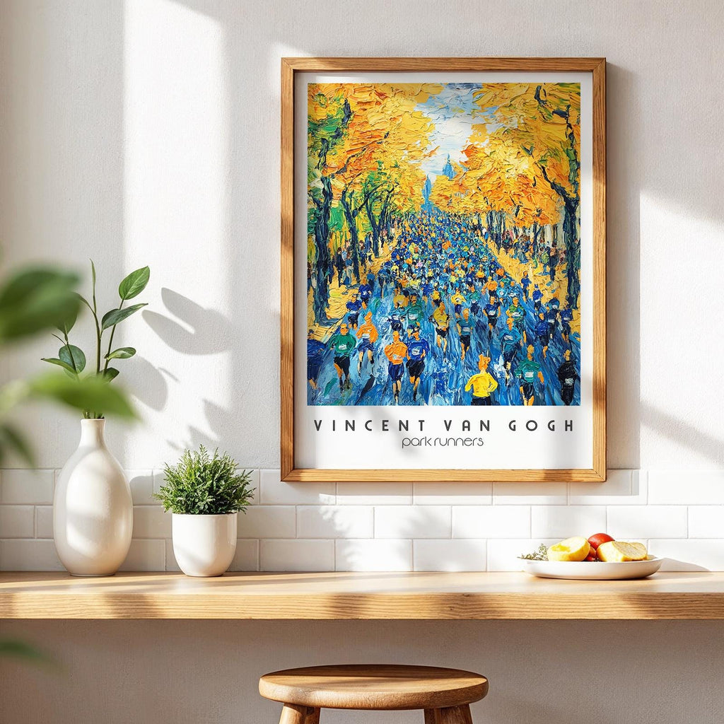 Parkrun Art Print – Van Gogh Style