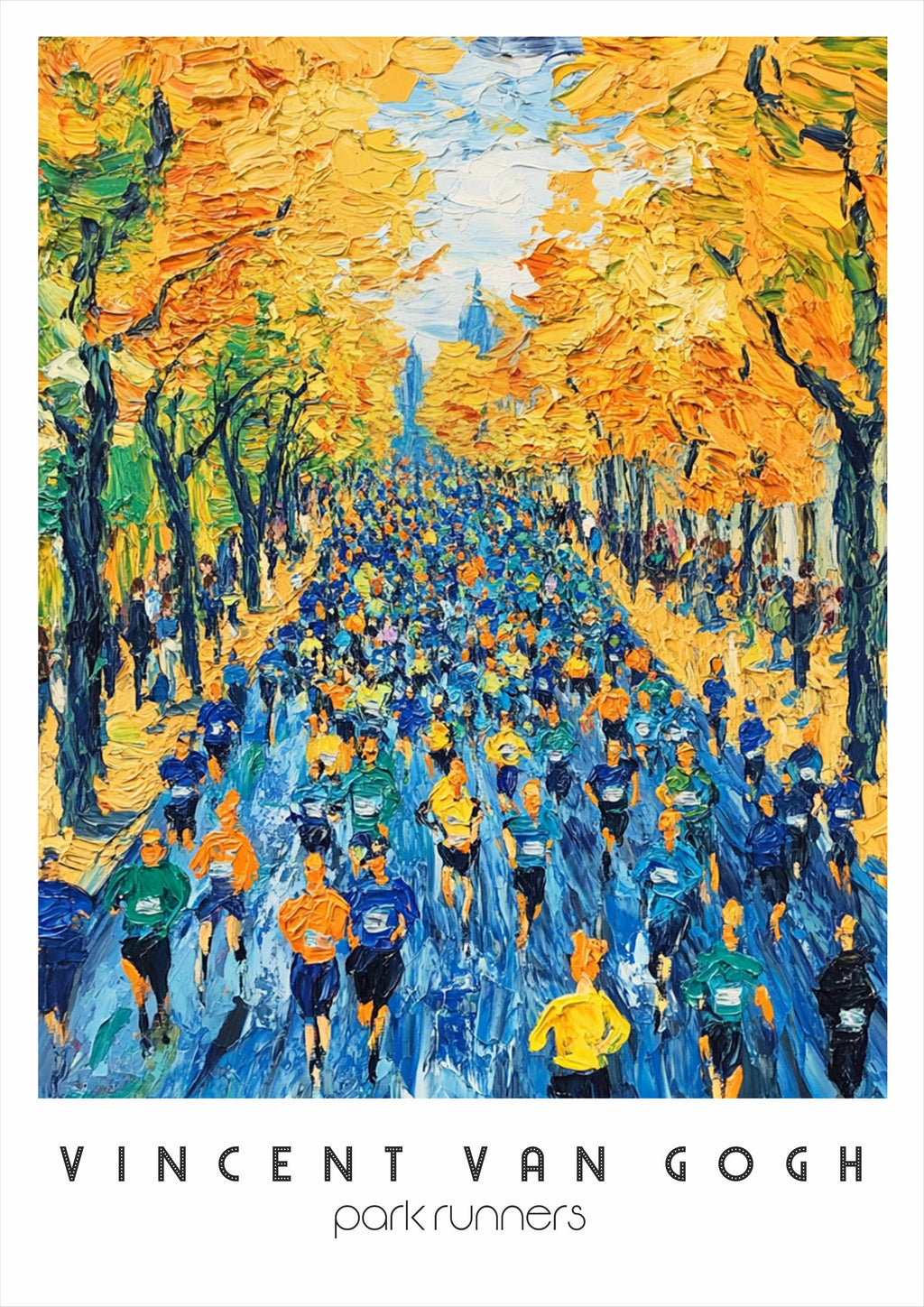 Parkrun Art Print – Van Gogh Style