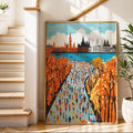 London Marathon Art Print