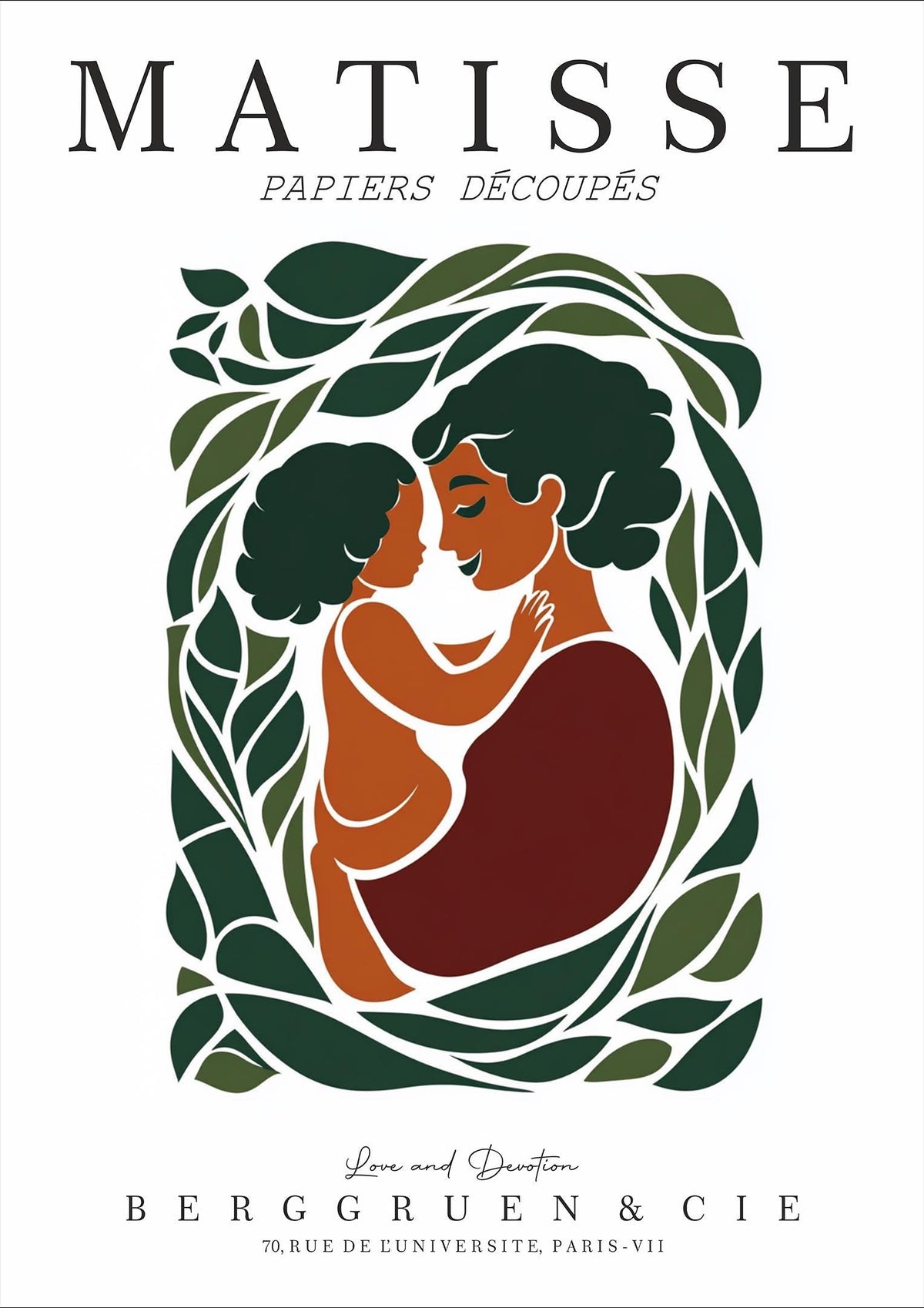 Love and Devotion Art Print – Matisse Inspired