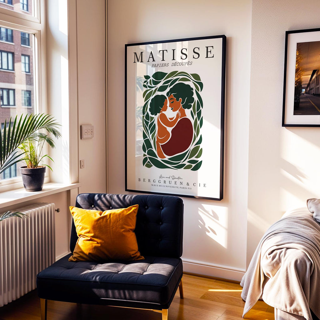 Love and Devotion Art Print – Matisse Inspired