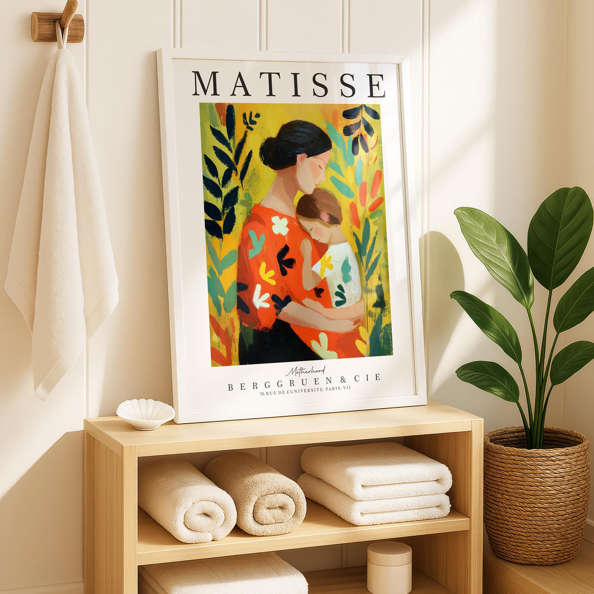 Motherhood Art Print No. 221 – Matisse Inspired
