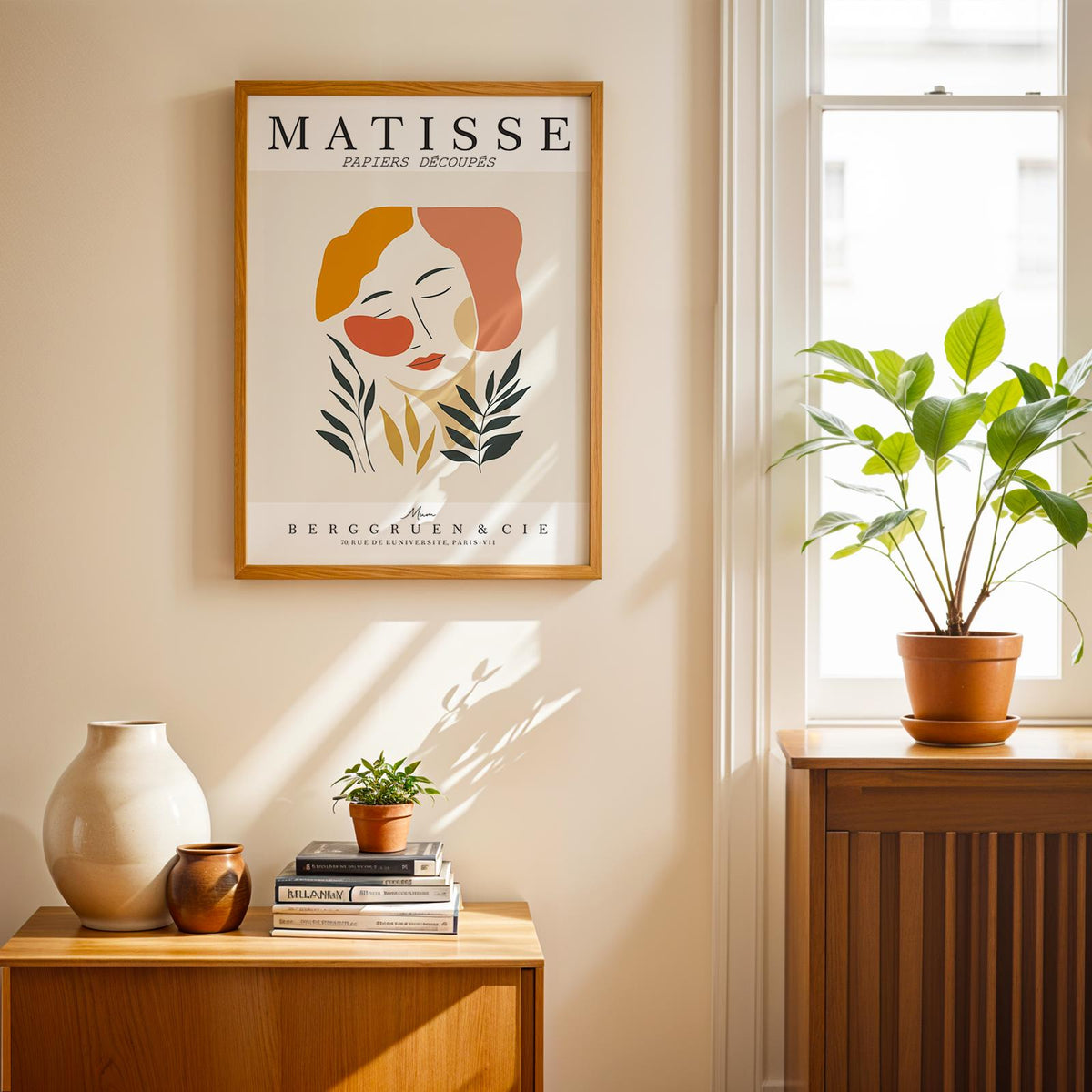 Mum Art Print – Matisse Inspired